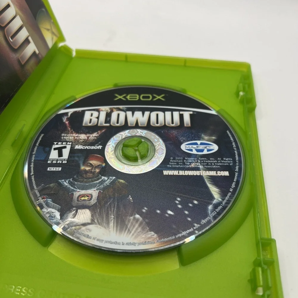 BlowOut (Microsoft Xbox, 2003) CIB With Manual